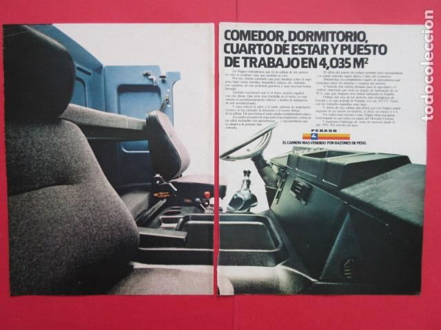 Coches y motocicletas: PUBLICIDAD 1979 - REF: TRI_01_MOTOR - LEER INTERIOR - PEGASO 352 CV