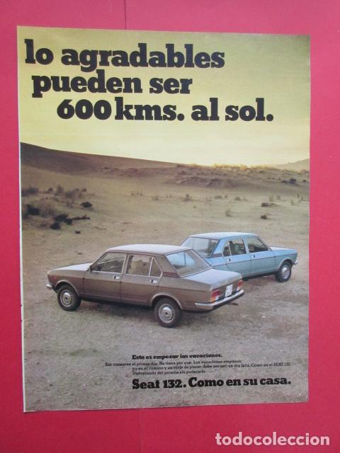 Coches y Motocicletas: PUBLICIDAD 1977 - REF: TRI_01_MOTOR - LEER INTERIOR - SEAT 132