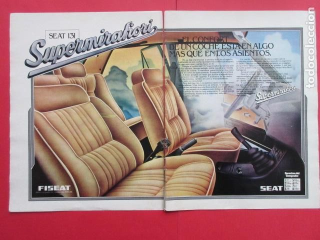 Coches y motocicletas: PUBLICIDAD 1978 - REF: TRI_01_MOTOR - LEER INTERIOR - SEAT 131 SUPERMIRAFIORI