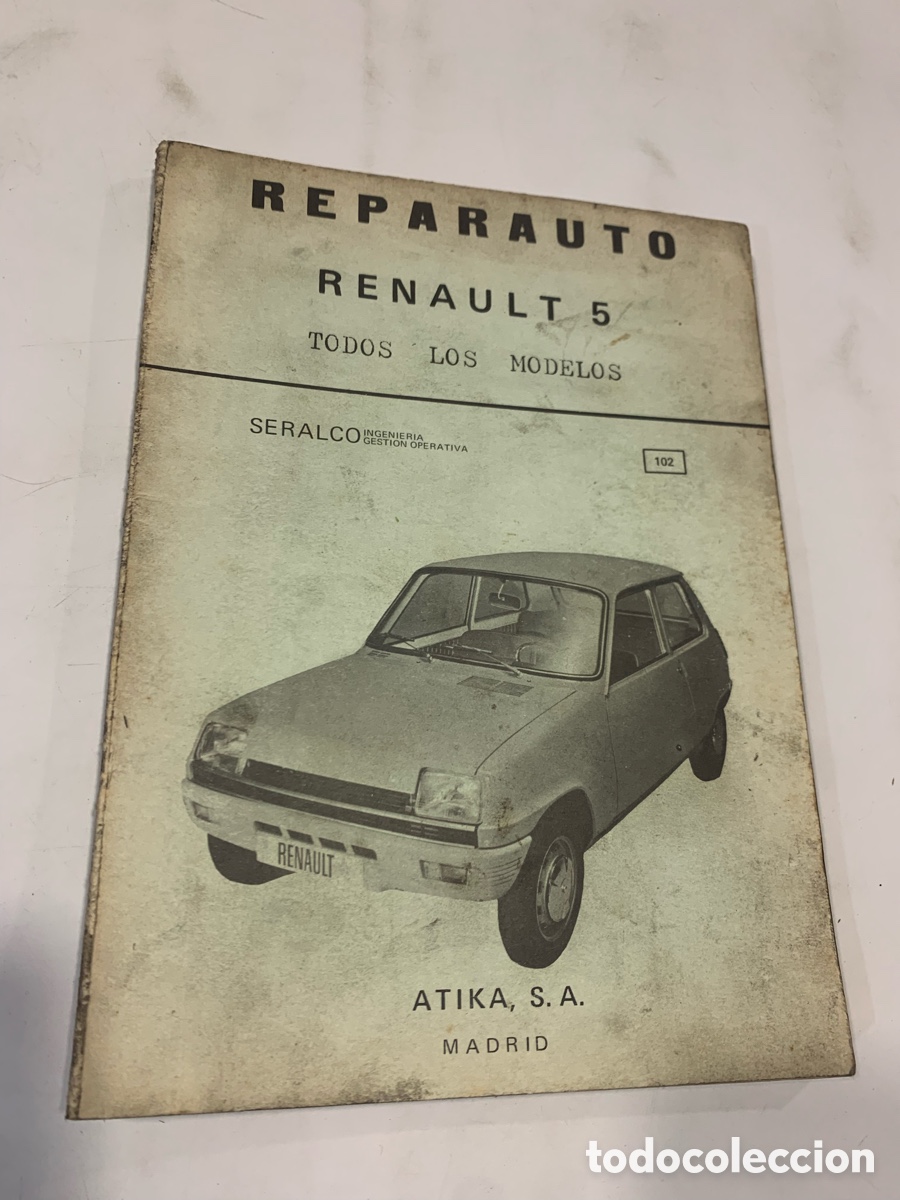 Autos und Motorr&auml;der: manual de taller de reparacion de coche reparauto n&ordm; 102 renault 5 todos los modelos
