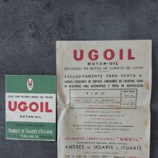 Coches y Motocicletas: UGOIL - MOTOR OIL - NEW JERSEY - ANDRES UGARTE E ITUARTE - VALENCIA