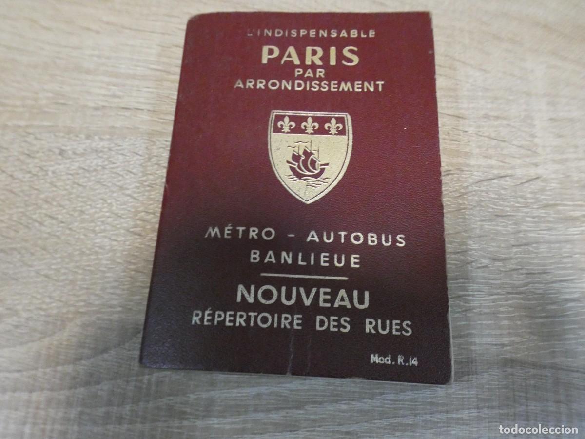 Automobili e Motociclette: ARKANSAS1980 MOTOR CALLEJERO-BUS-METRO GUIA DE PARIS CA 1975 EN FRANCES