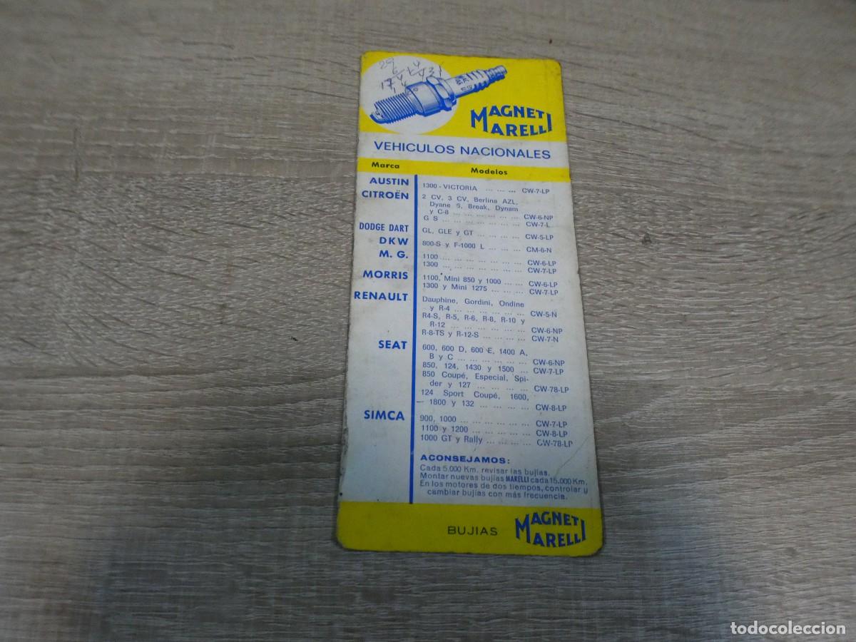 Automobili e Motociclette: ARKANSAS1980 MOTOR TABLA EQUIVALENCIAS BUJIAS MAGNETI MARELLI PAR COCHES NACIONALES CA 1973