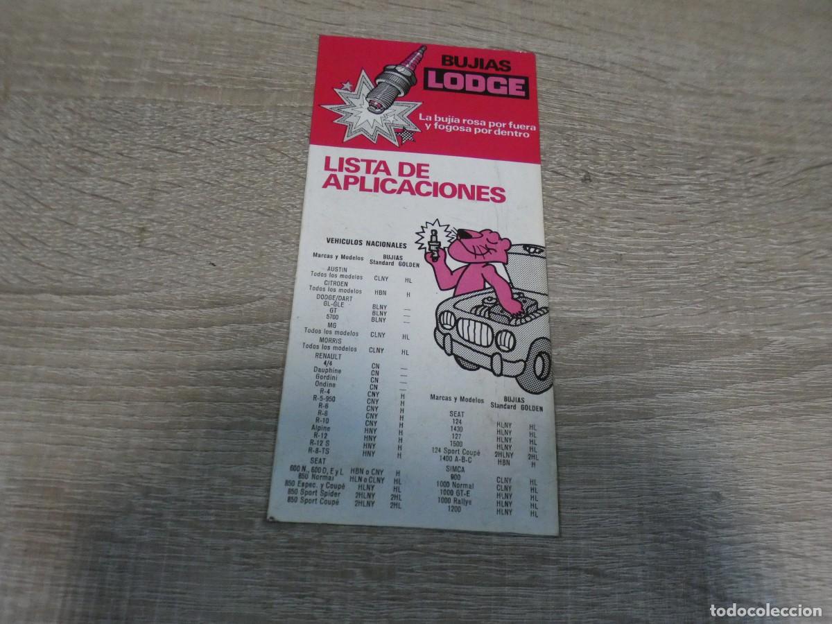 Automobili e Motociclette: ARKANSAS1980 MOTOR FOLLETO PEQUE&Ntilde;O BUJIAS LODGE, DIPTICO, YO DIRIA CA 1973