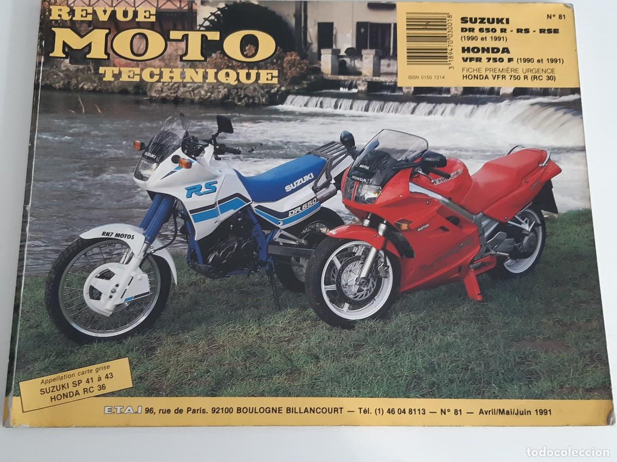 Coches y Motocicletas: Revue moto manual taller Suzuki dr 650 honda vfr 750 frances