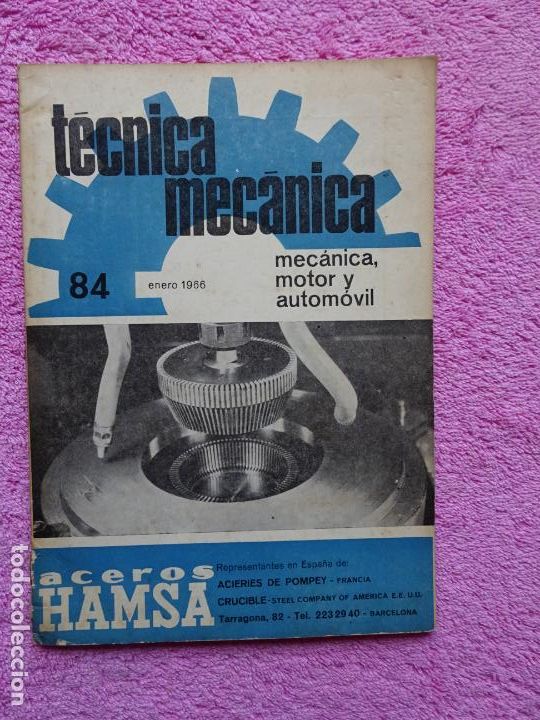 Coches y Motocicletas: t&eacute;cnica mec&aacute;nica 84 mec&aacute;nica motor y autom&oacute;viles ediciones ceac 1966 enero