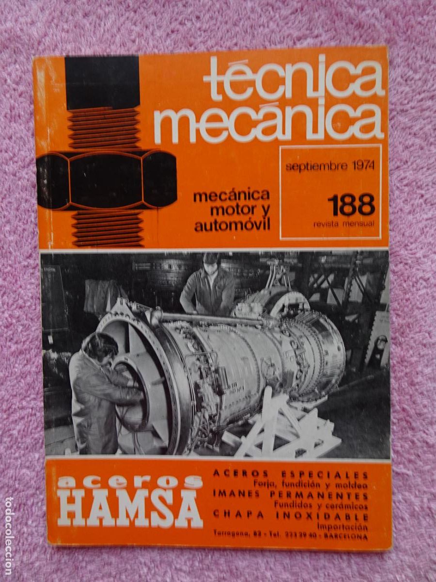 Coches y Motocicletas: t&eacute;cnica mec&aacute;nica 188 mec&aacute;nica motor y autom&oacute;viles ediciones ceac 1974 septiembre
