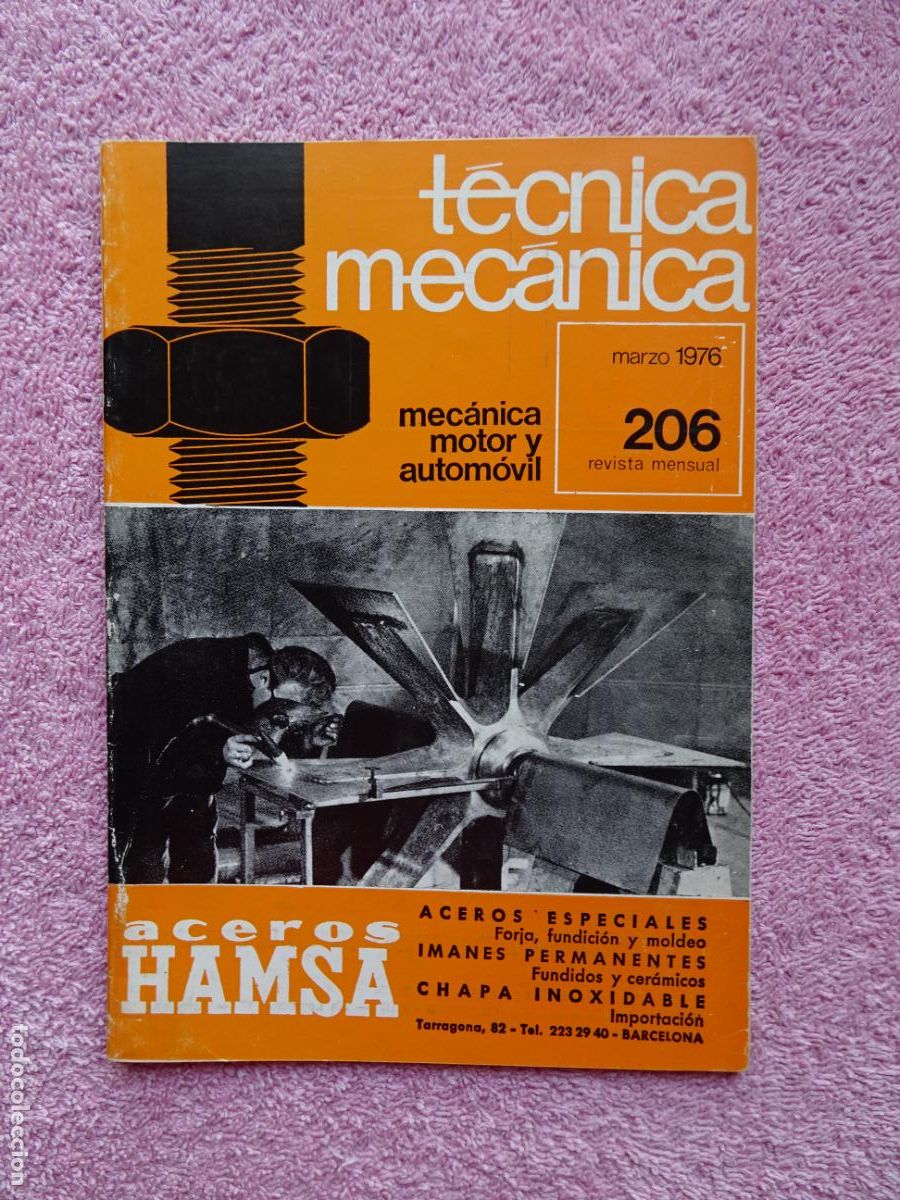 Coches y Motocicletas: t&eacute;cnica mec&aacute;nica 206 mec&aacute;nica motor y autom&oacute;viles ediciones ceac 1976 marzo