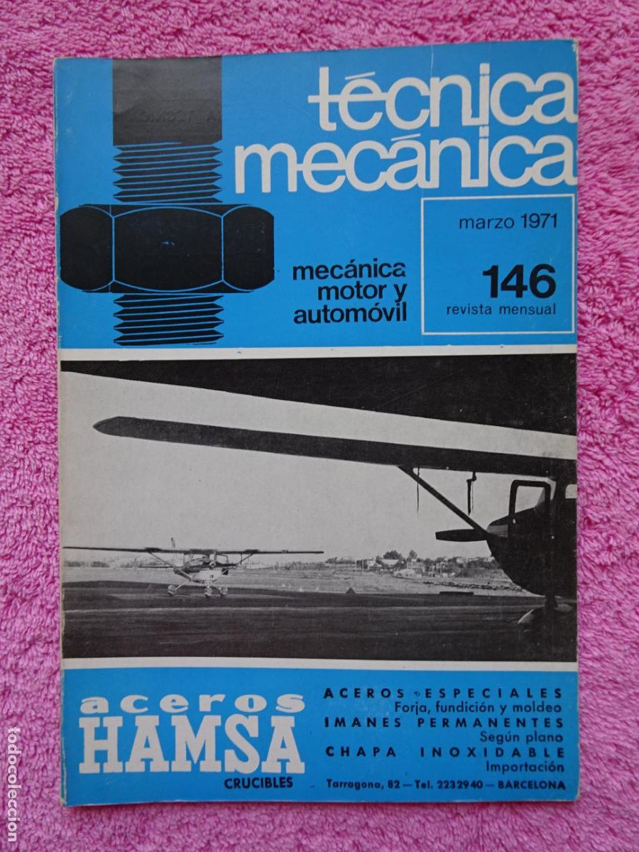 Coches y Motocicletas: t&eacute;cnica mec&aacute;nica 146 mec&aacute;nica motor y autom&oacute;viles ediciones ceac 1971 marzo