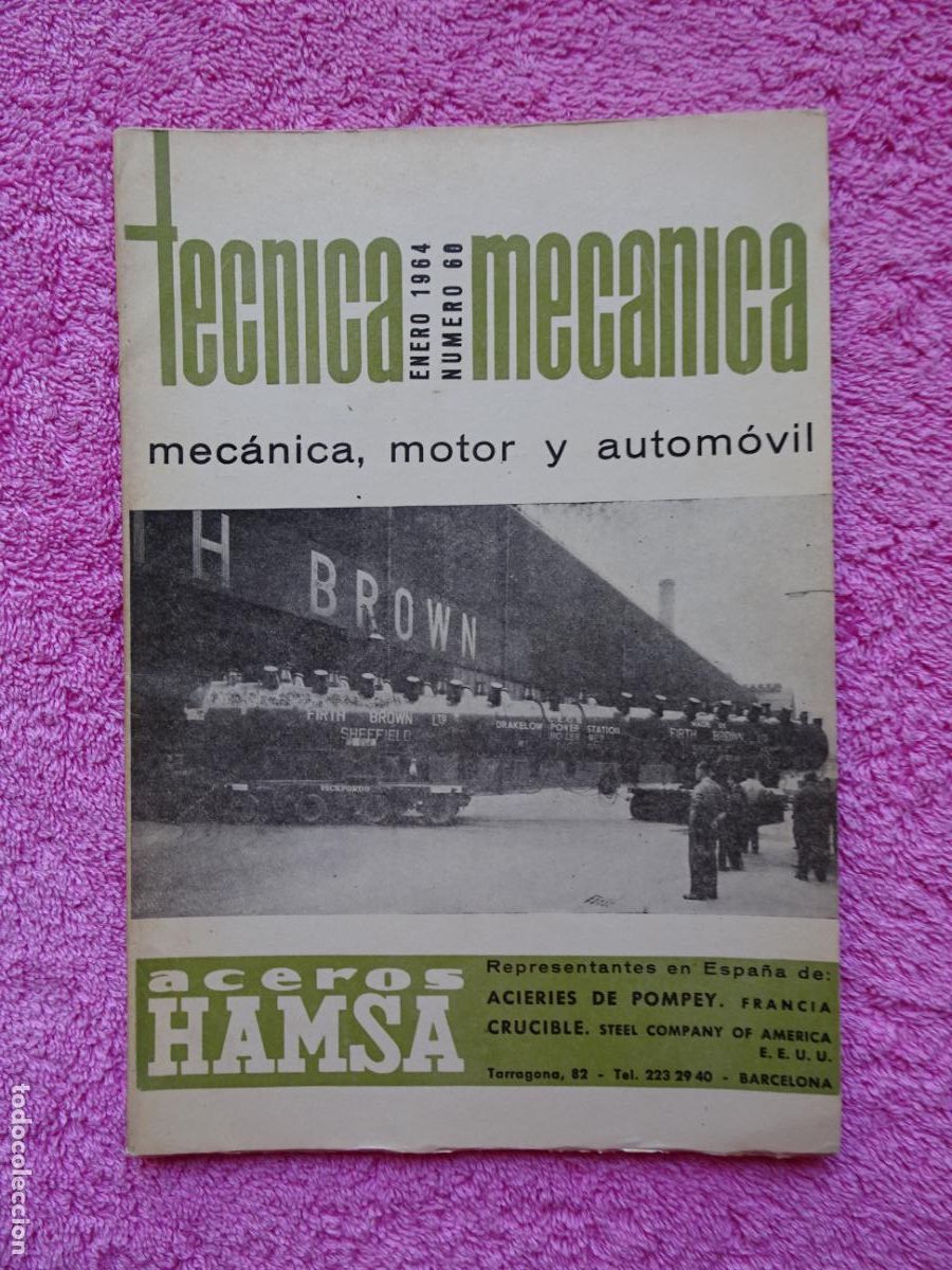 Carros e motociclos: t&eacute;cnica mec&aacute;nica 60 mec&aacute;nica motor y autom&oacute;viles ediciones ceac 1964 enero