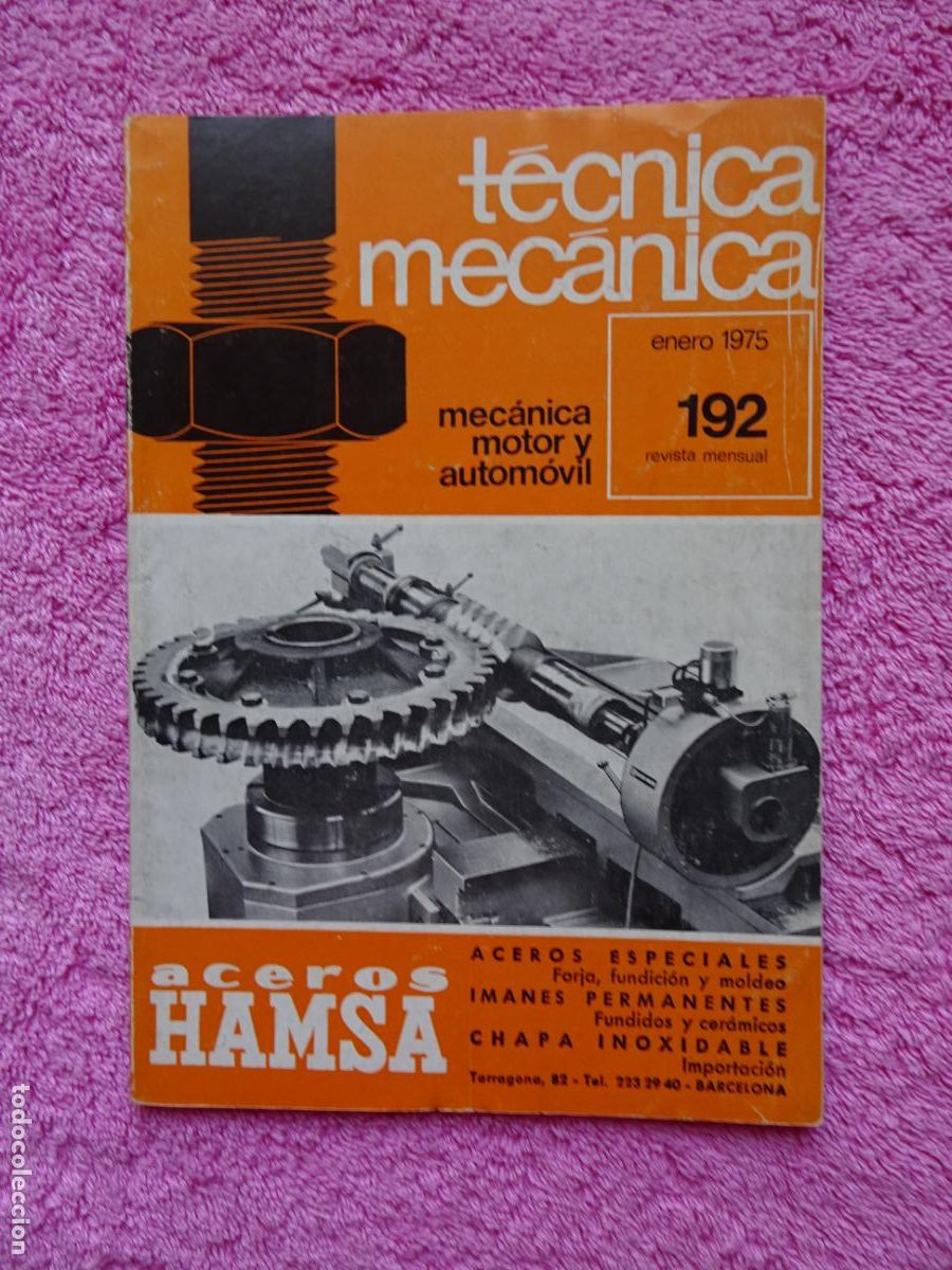 Coches y Motocicletas: t&eacute;cnica mec&aacute;nica 192 mec&aacute;nica motor y autom&oacute;viles ediciones ceac 1975 enero