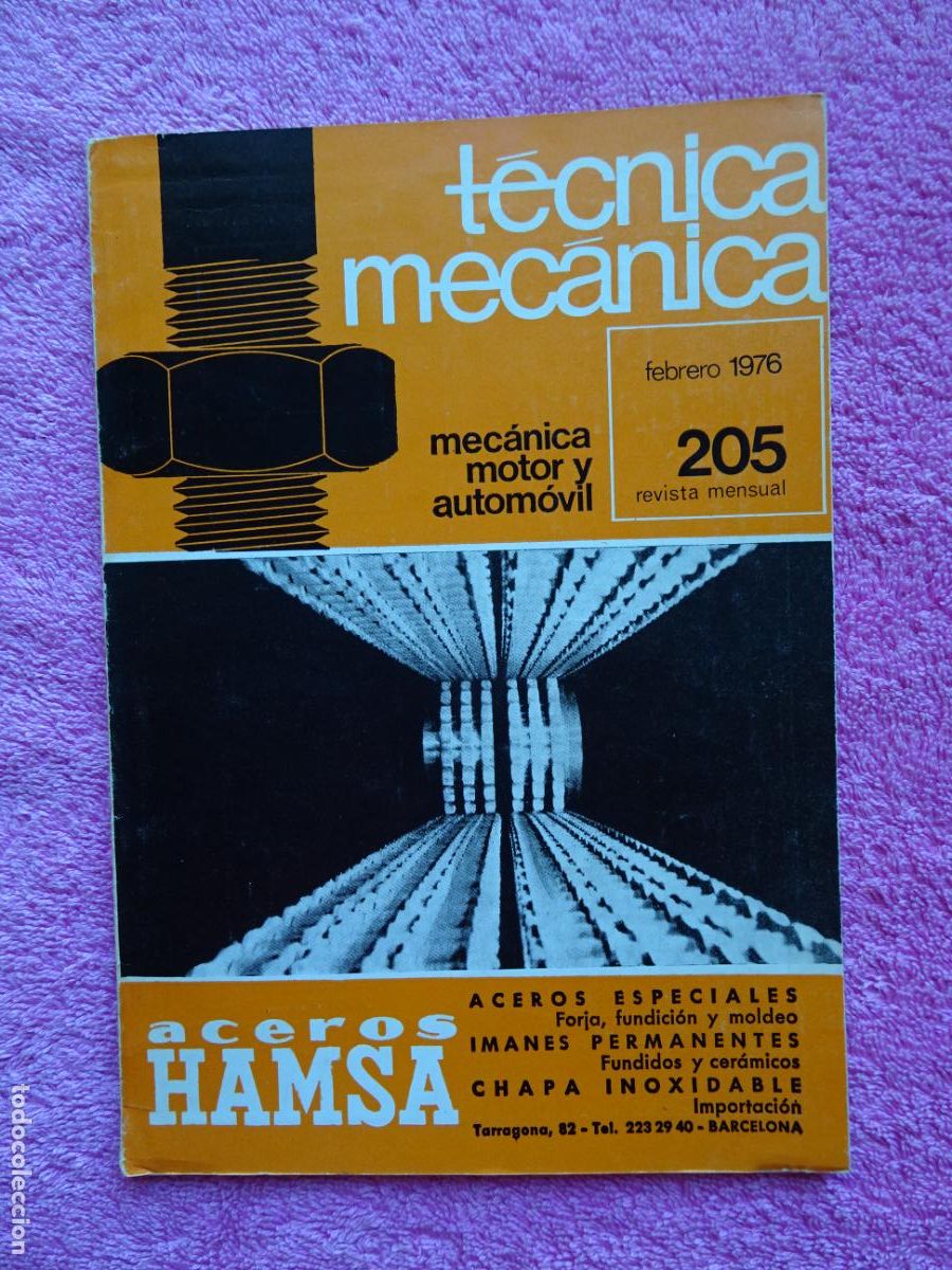 Coches y Motocicletas: t&eacute;cnica mec&aacute;nica 205 mec&aacute;nica motor y autom&oacute;viles ediciones ceac 1976 FEBRERO