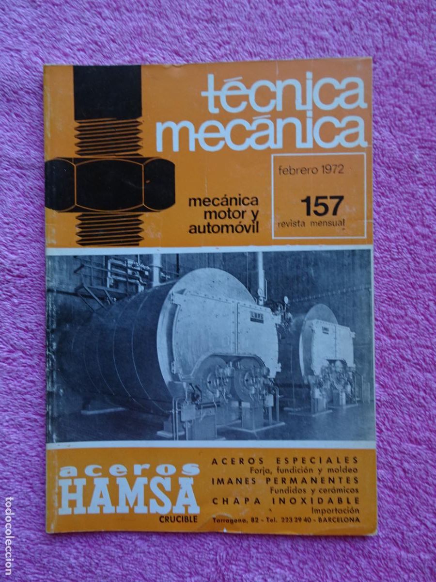 Coches y Motocicletas: t&eacute;cnica mec&aacute;nica 157 mec&aacute;nica motor y autom&oacute;viles ediciones ceac 1972 febrero