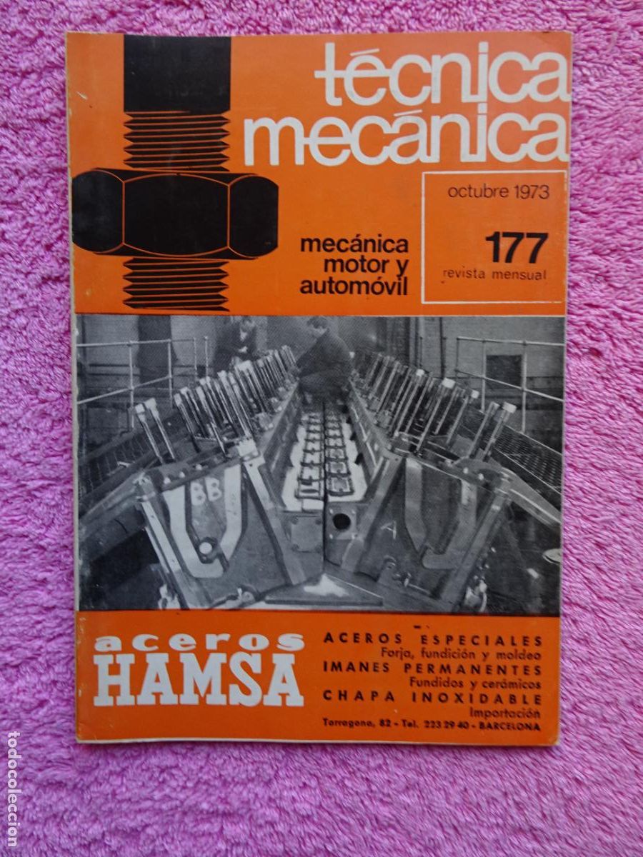 Coches y Motocicletas: t&eacute;cnica mec&aacute;nica 177 mec&aacute;nica motor y autom&oacute;viles ediciones ceac 1973 octubre