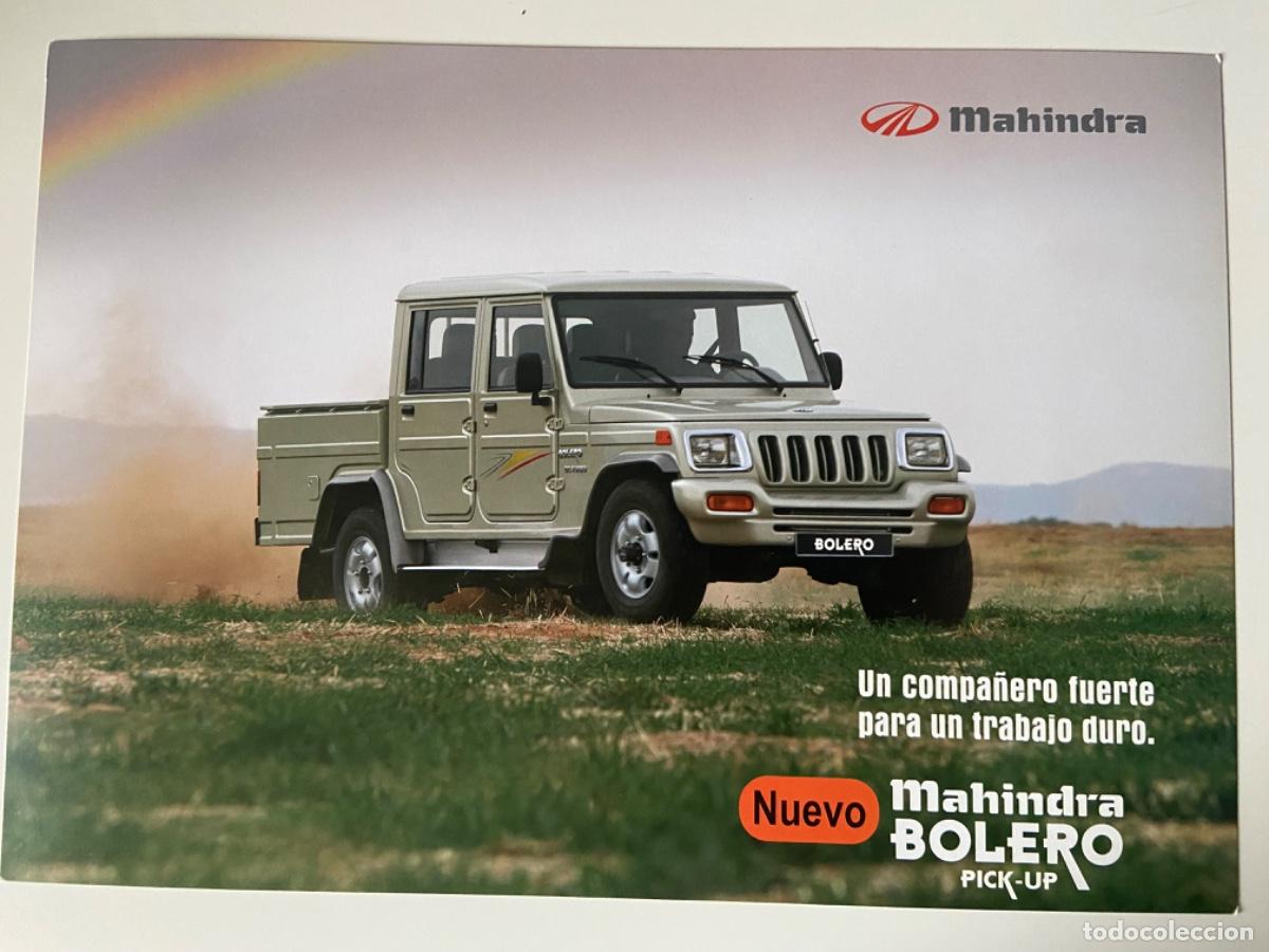 Carros e motociclos: Cat&aacute;logo Folleto MAHINDRA BOLERO PICK-UP