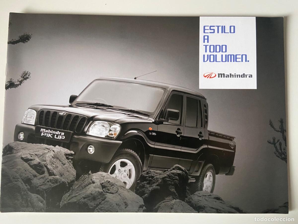 Carros e motociclos: Cat&aacute;logo Folleto MAHINDRA GOA PICK-UP