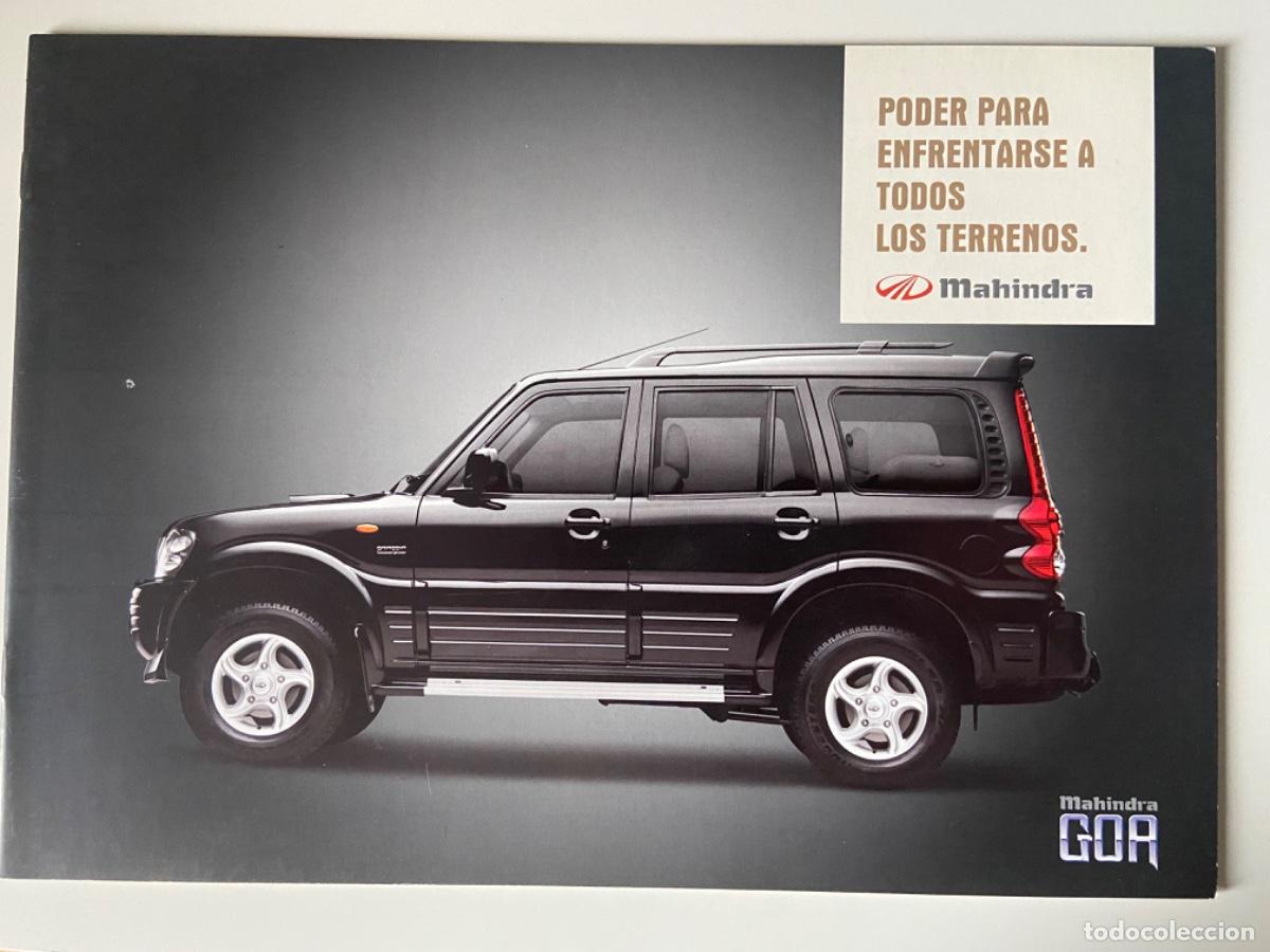 Carros e motociclos: Cat&aacute;logo Folleto MAHINDRA GOA