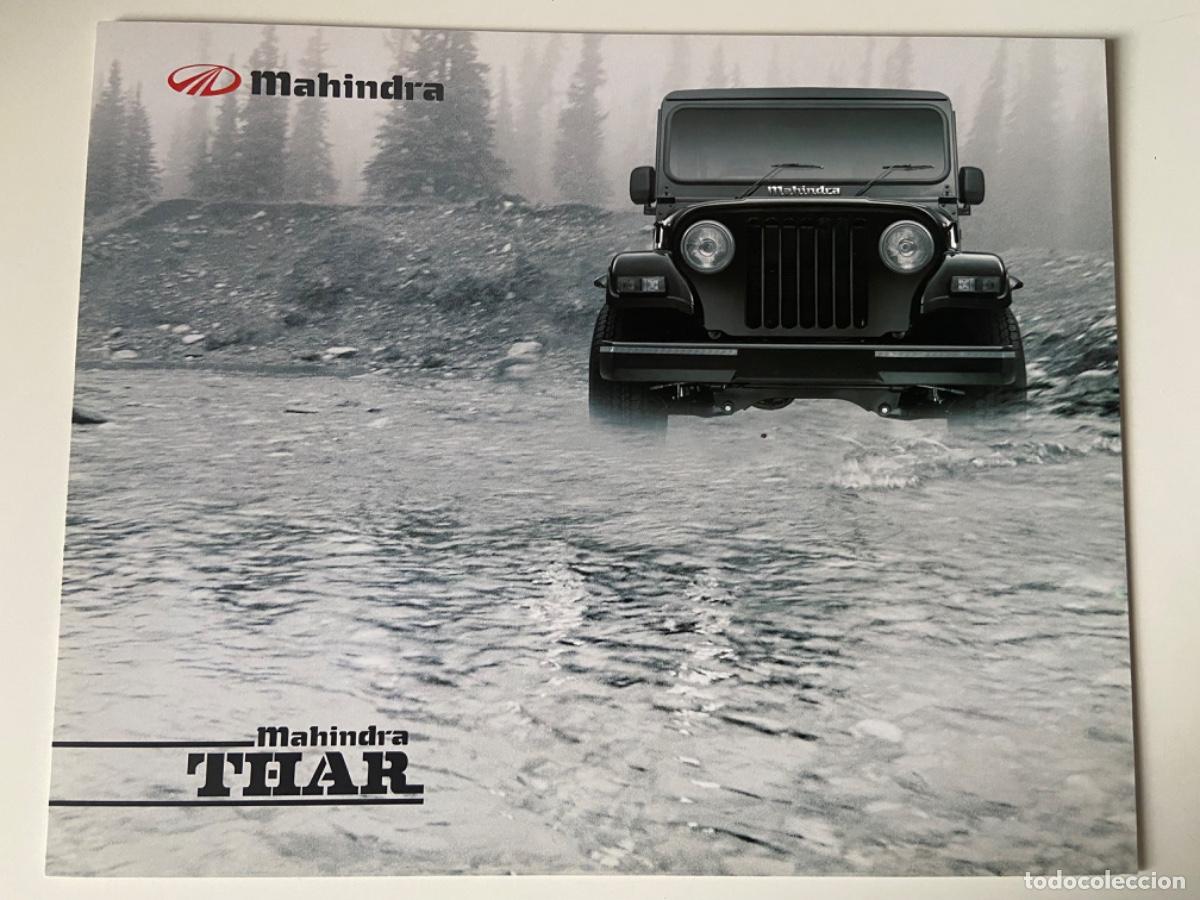 Coches y Motocicletas: Cat&aacute;logo Folleto MAHINDRA THAR