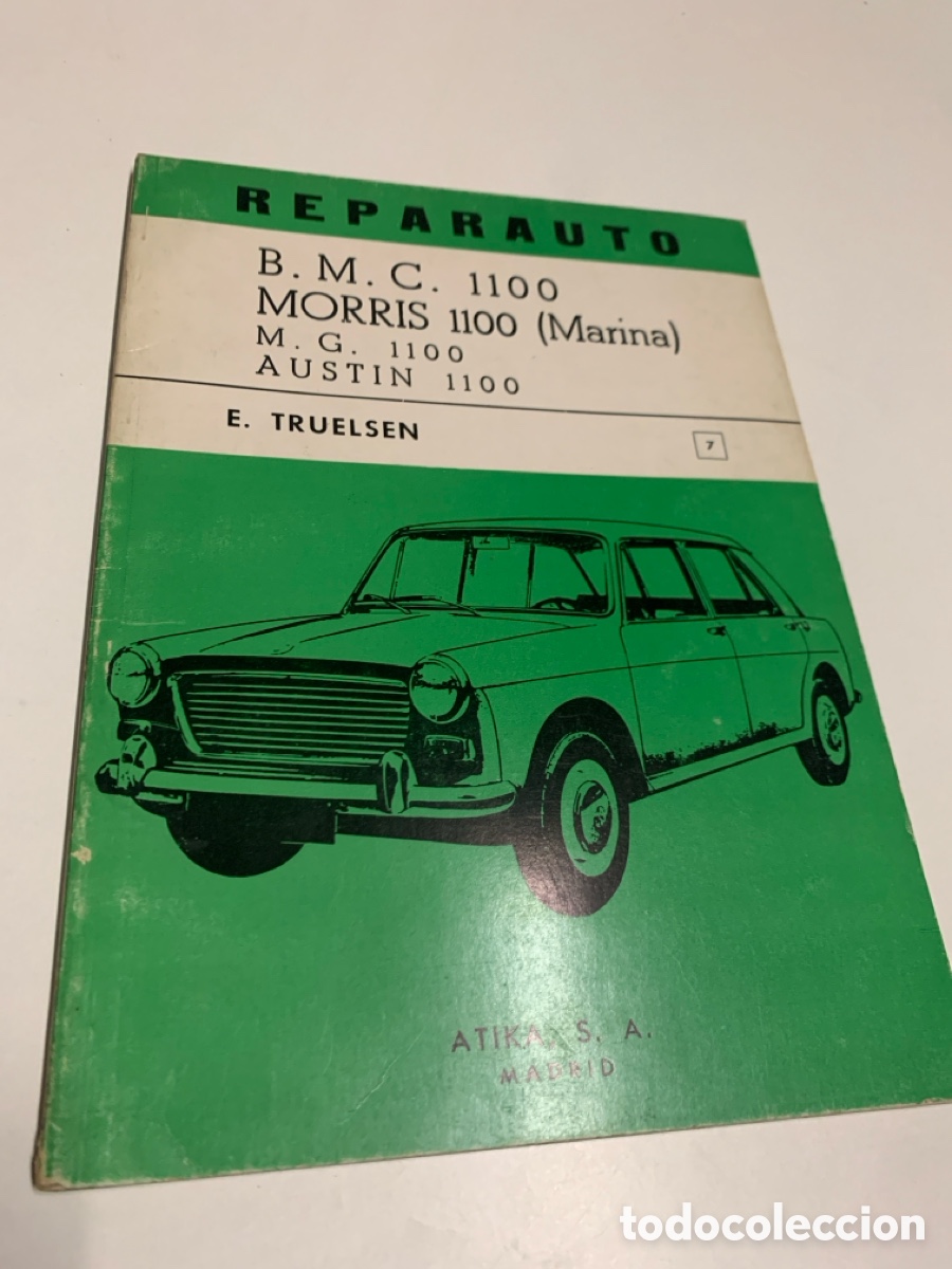 Automobili e Motociclette: Manual de reparaci&oacute;n taller reparauto b.m.c. Morris 1100 marina m.g austin n&ordm; 7