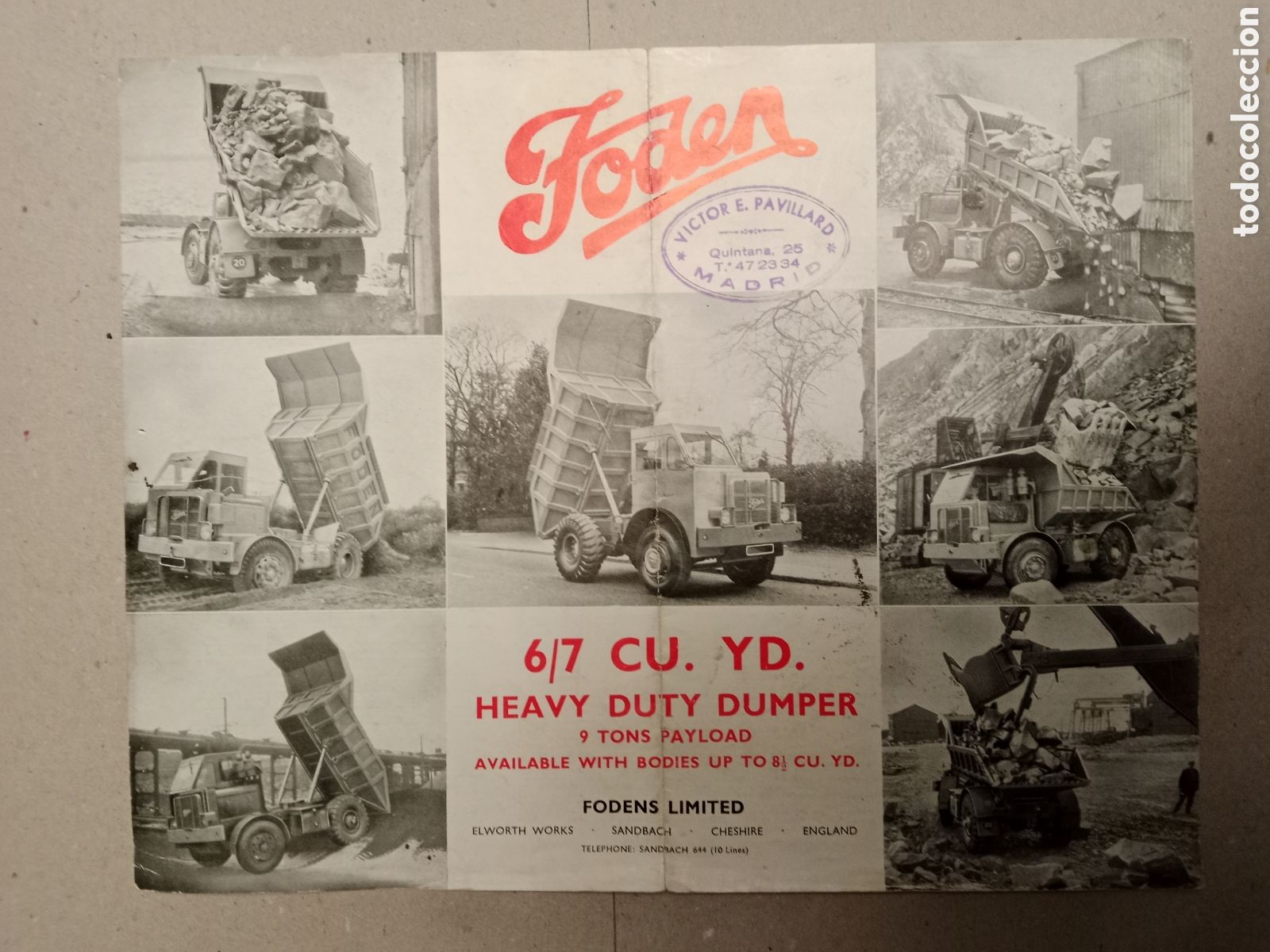 Autos und Motorr&auml;der: Cat&aacute;logo cami&oacute;n foden