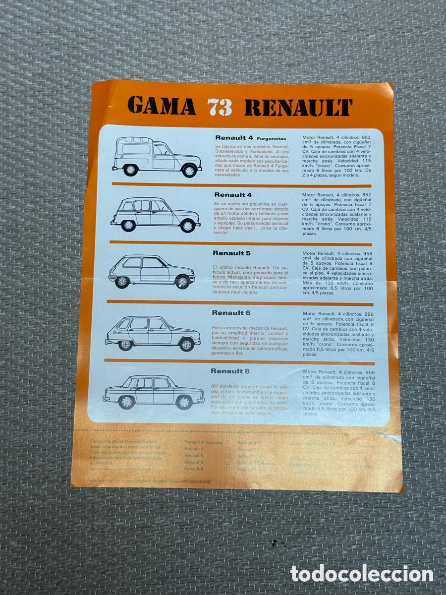 Coches y Motocicletas: Renault gama 73