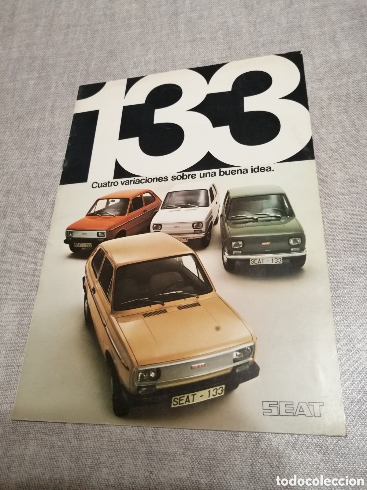 Coches y Motocicletas: Cat&aacute;logo publicitario SEAT 133