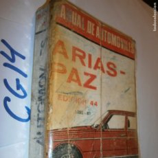Coches y Motocicletas: ANTIGUO MANUAL DE AUTOMOVILES ARIAS PAZ 1980-81