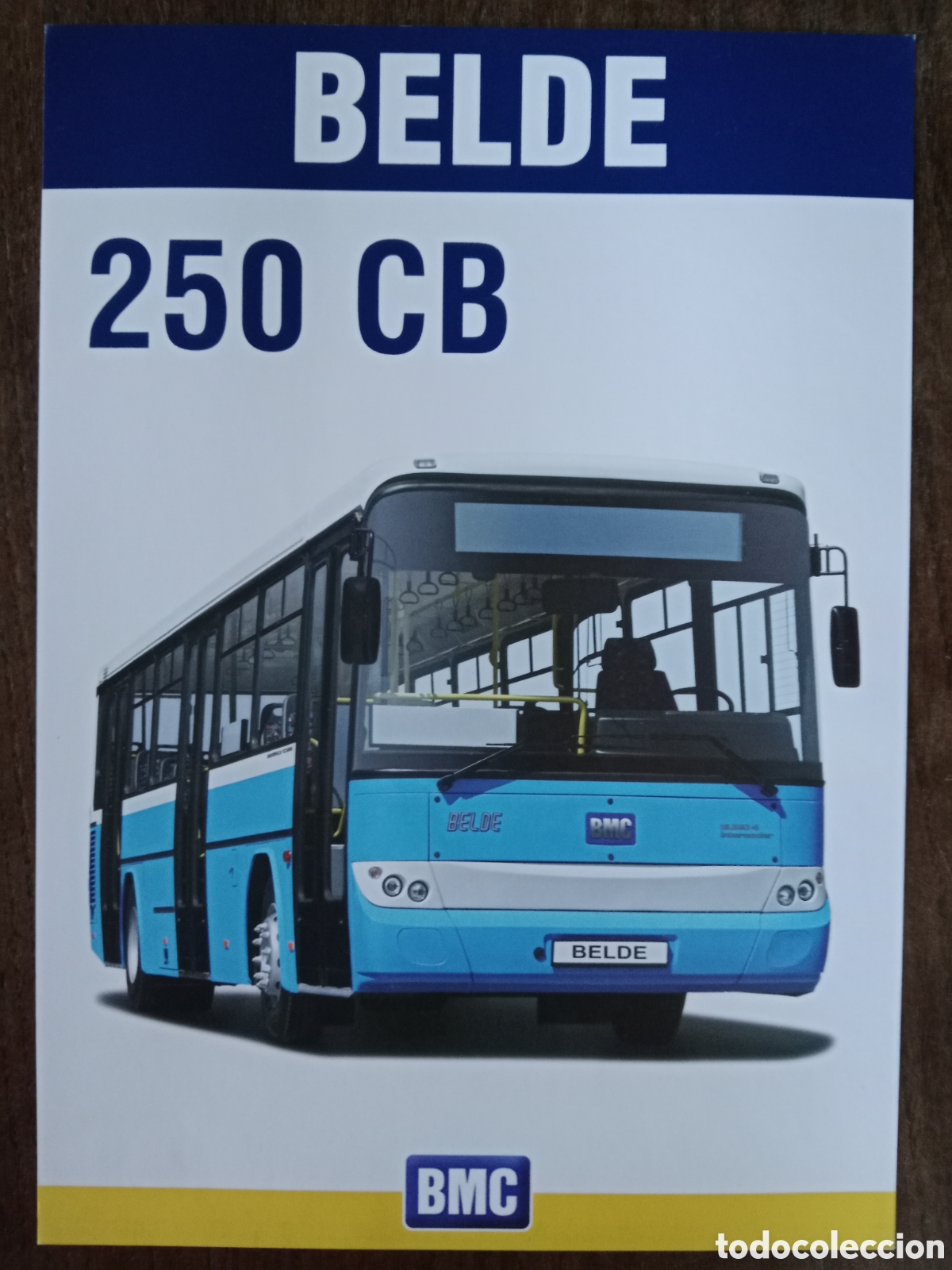 Automobili e Motociclette: Cat&aacute;logo ficha autob&uacute;s Bmc Belde 250 CB