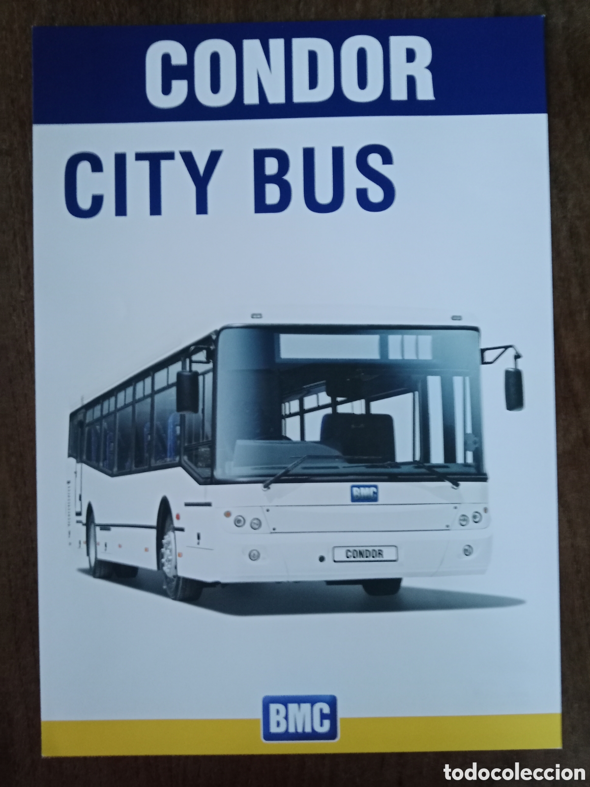 Automobili e Motociclette: Cat&aacute;logo ficha autob&uacute;s Bmc c&oacute;ndor city bus