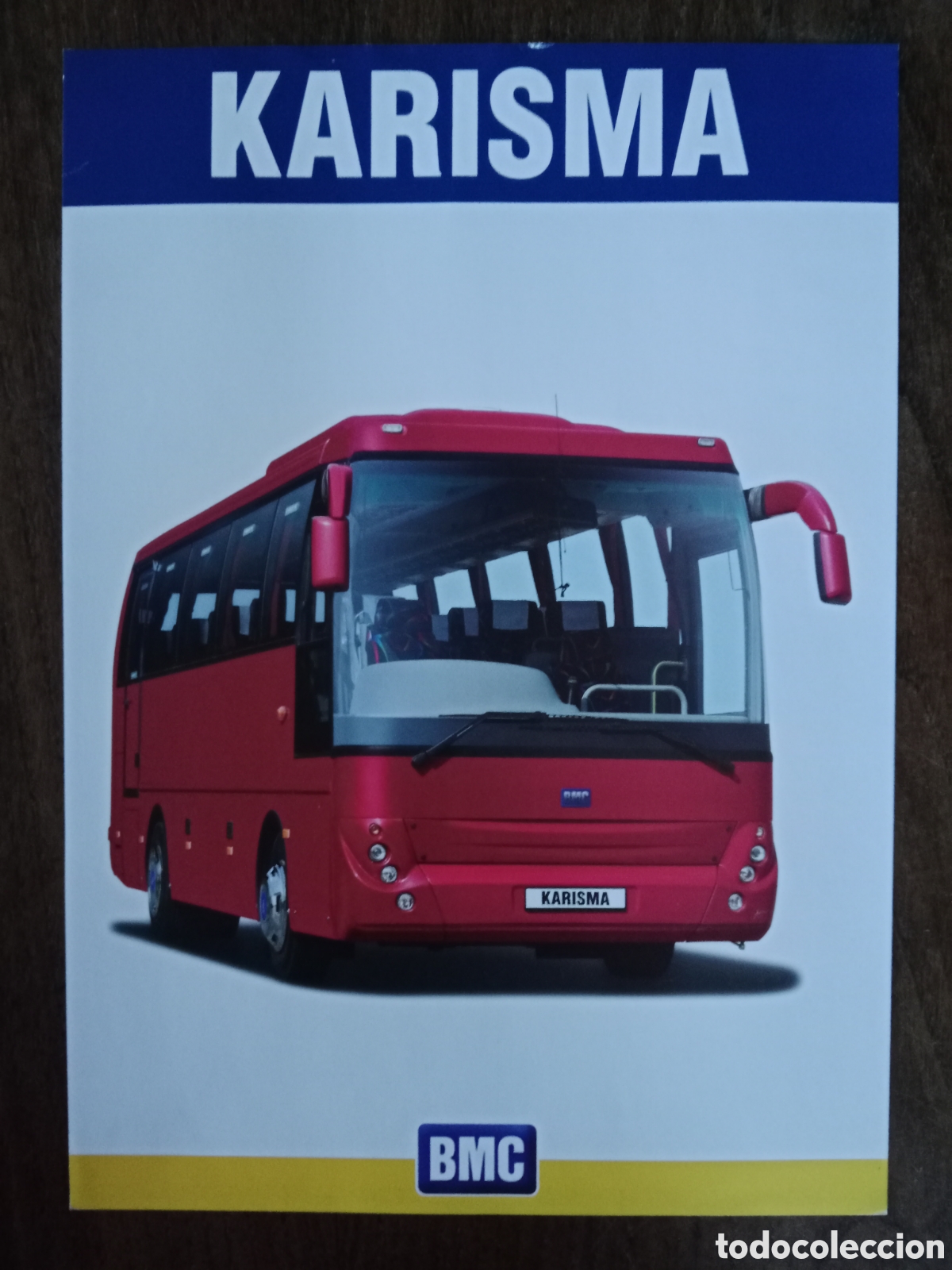 Automobili e Motociclette: Cat&aacute;logo ficha autob&uacute;s Bmc Karisma