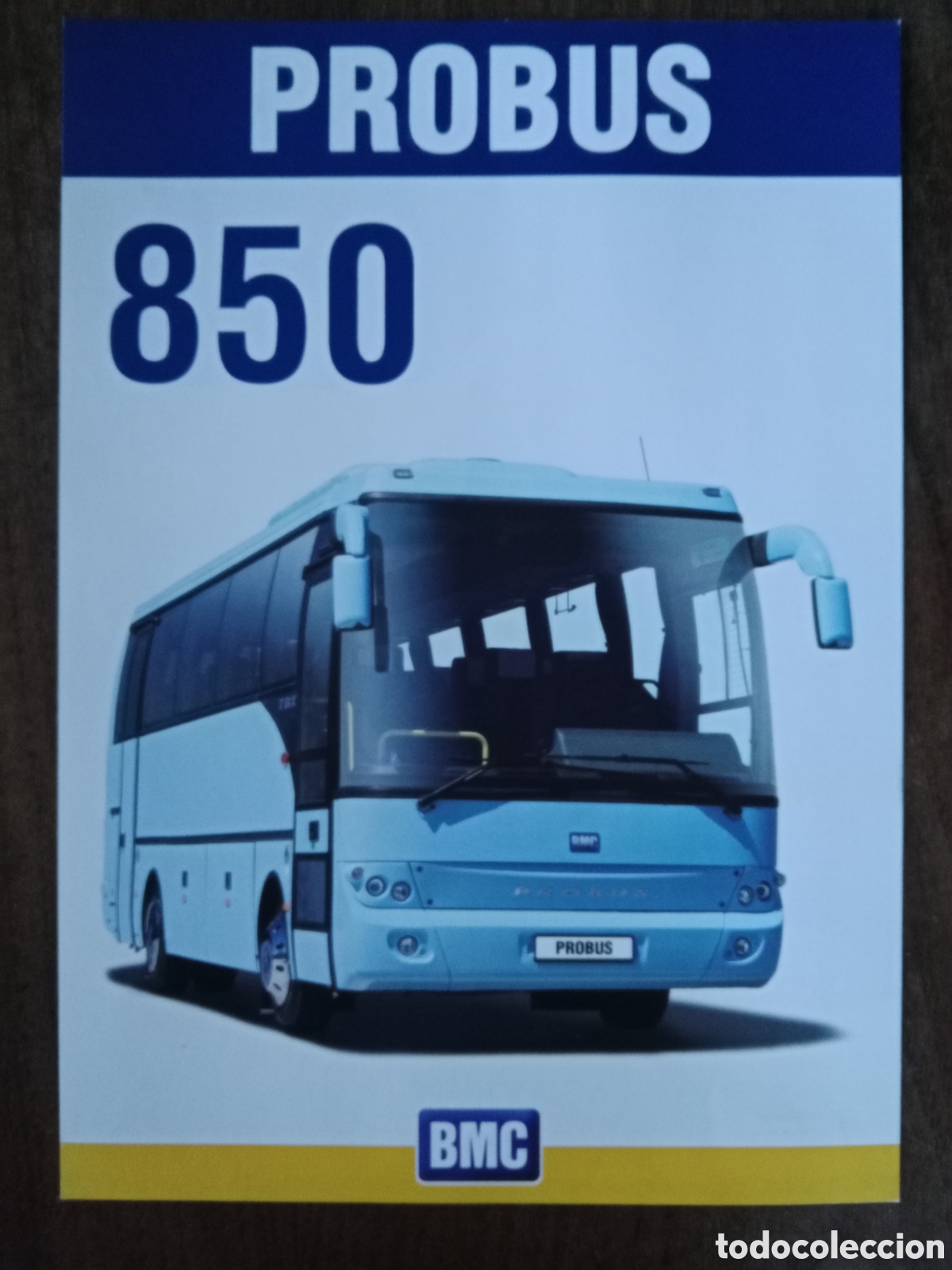Automobili e Motociclette: Cat&aacute;logo ficha autob&uacute;s Bmc probus 850