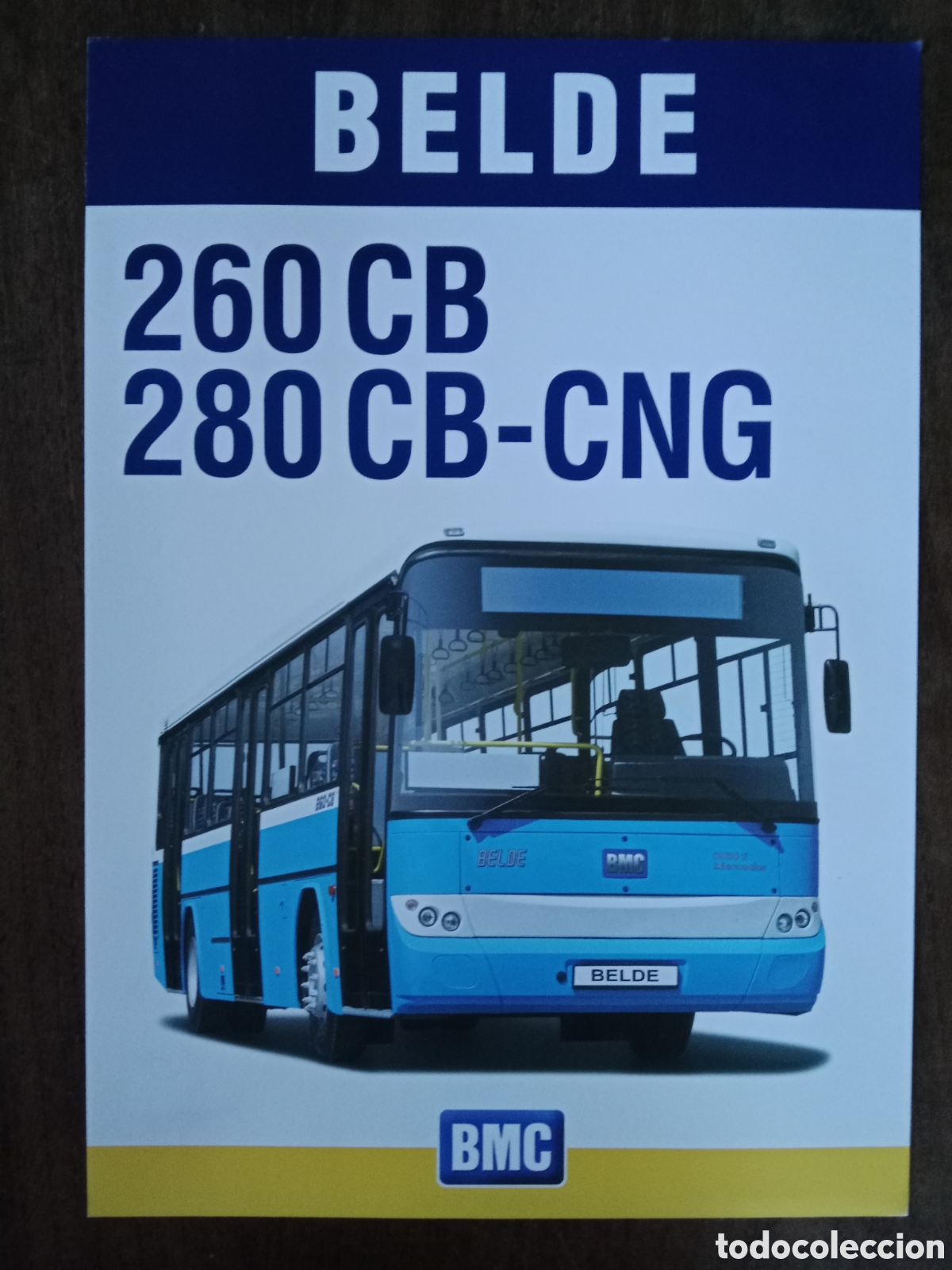Automobili e Motociclette: Cat&aacute;logo ficha autob&uacute;s Bmc Belde 260 CB