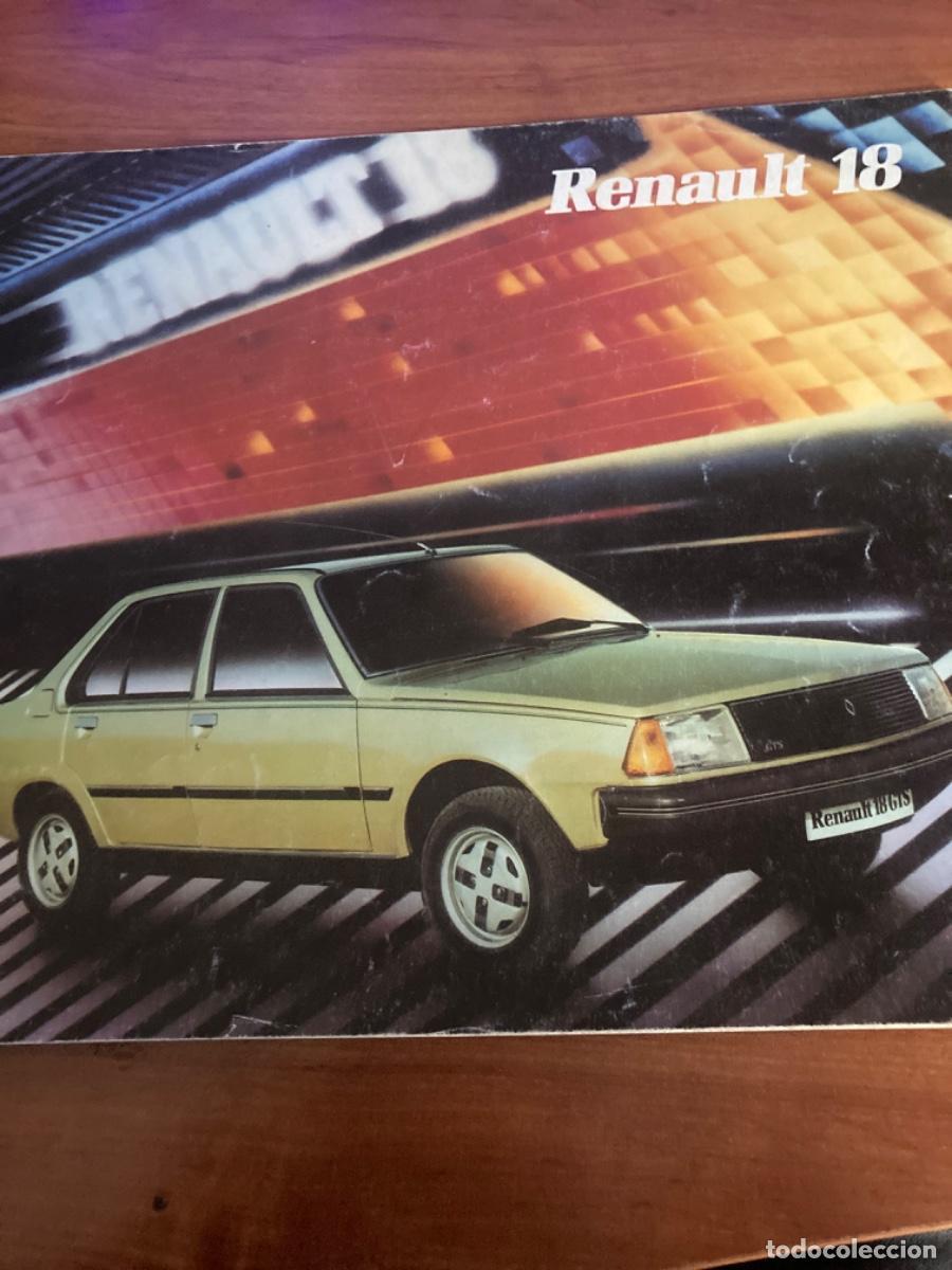 Cars and Motorcycles: Catalogo renault 18 -82