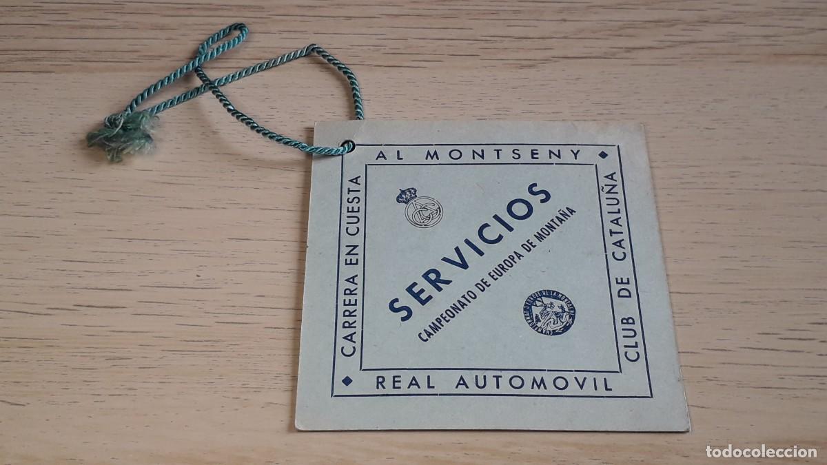 Coches y Motocicletas: Acreditaci&oacute;n Servicios Campeonato Europa Monta&ntilde;a, Carrera en Cuesta al Montseny, RACC, a&ntilde;os 70.