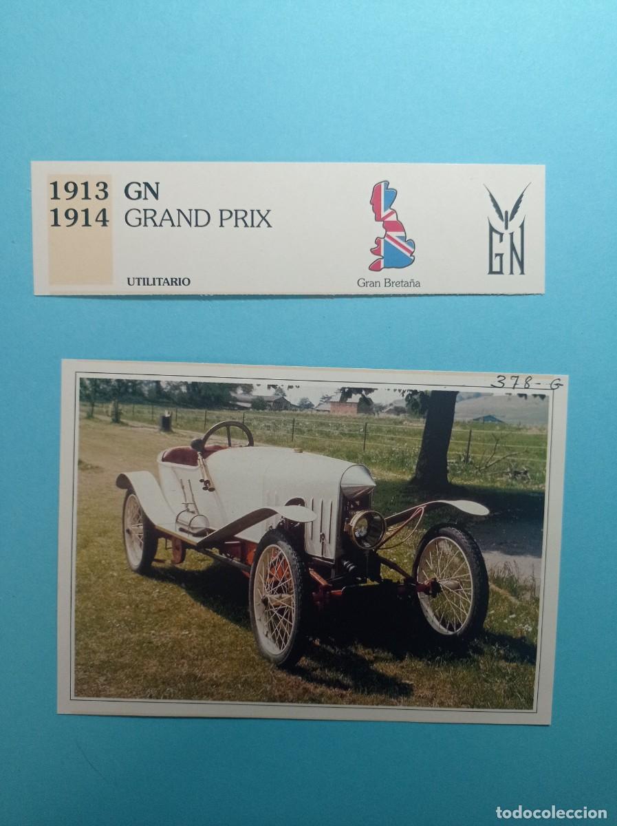 Automobili e Motociclette: FICHA: GN GRAND PRIX UTILITARIO 1913. AUTOS DE COLECCI&Oacute;N. PLANETA AGOSTINI, 1992. RECORTADA VER +
