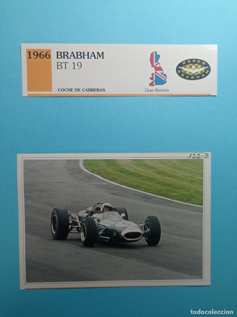 Automobili e Motociclette: FICHA: BRABHAM BT 19 CARRERAS 1966. AUTOS DE COLECCI&Oacute;N. PLANETA AGOSTINI, 1992. RECORTADA VER +