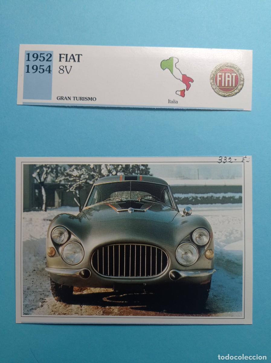 Coches y Motocicletas: FICHA: FIAT 8V GRAN TURISMO 1952 . AUTOS DE COLECCI&Oacute;N. PLANETA AGOSTINI, 1992. RECORTADA VER +