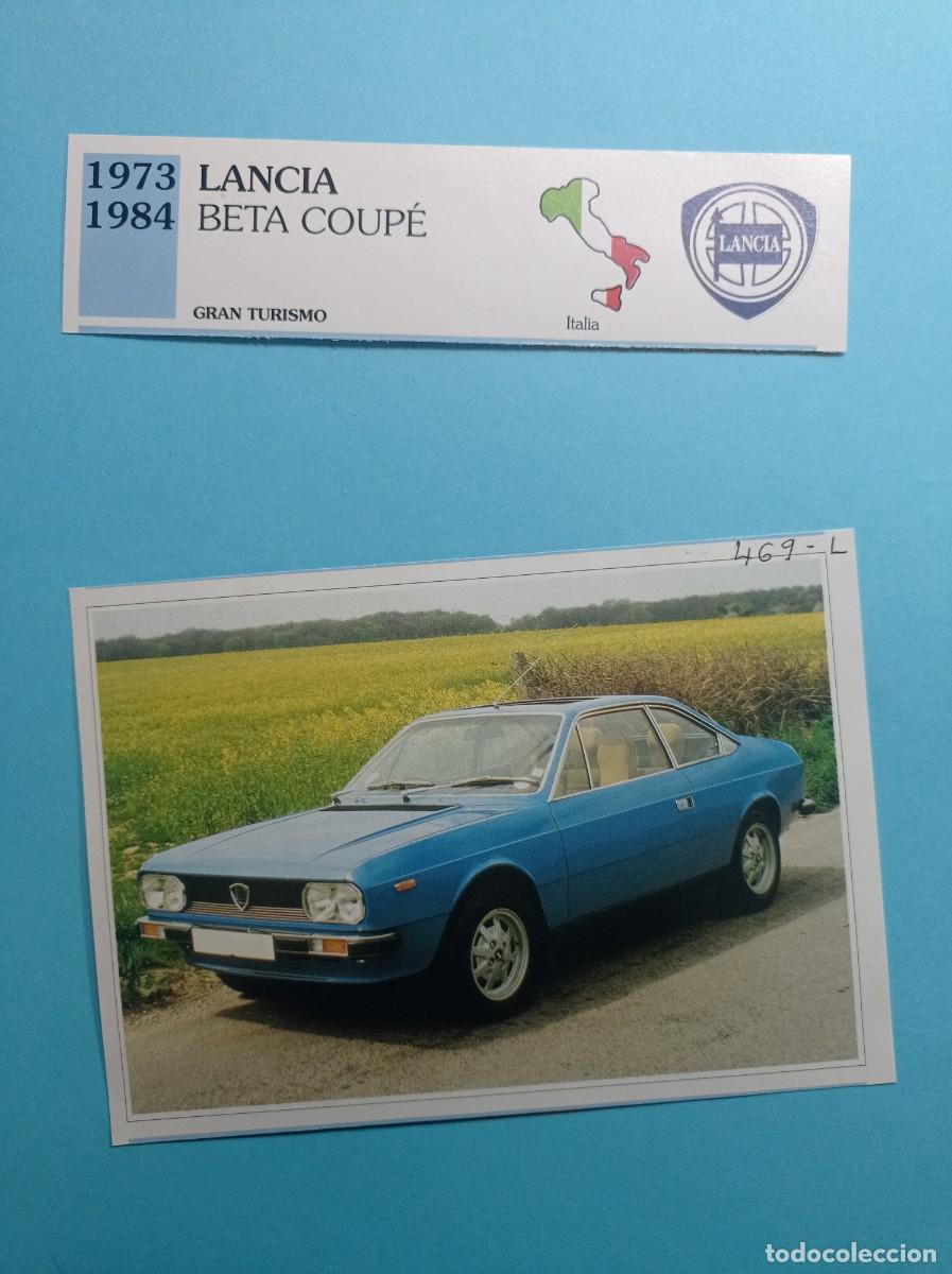 Automobili e Motociclette: FICHA: LANCIA BETA COUP&Eacute; TURISMO 1973. AUTOS DE COLECCI&Oacute;N. PLANETA AGOSTINI, 1992. RECORTADA VER +