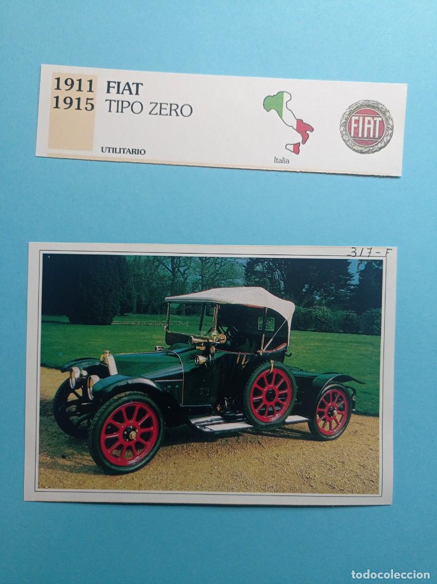 Coches y Motocicletas: FICHA: FIAT TIPO ZERO UTILITARIO 1911. AUTOS DE COLECCI&Oacute;N. PLANETA AGOSTINI, 1992. RECORTADA VER +