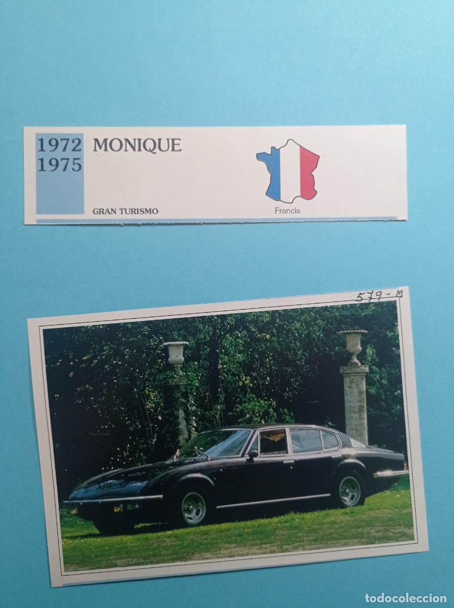 Automobili e Motociclette: FICHA: MONIQUE GRAN TURISMO 1972. AUTOS DE COLECCI&Oacute;N. PLANETA AGOSTINI, 1992. RECORTADA VER +