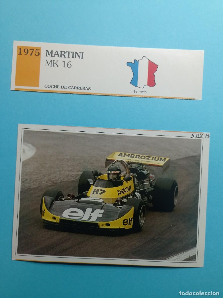 Automobili e Motociclette: FICHA: MARTINI MK 16 CARRERAS 1975. AUTOS DE COLECCI&Oacute;N. PLANETA AGOSTINI, 1992. RECORTADA VER +