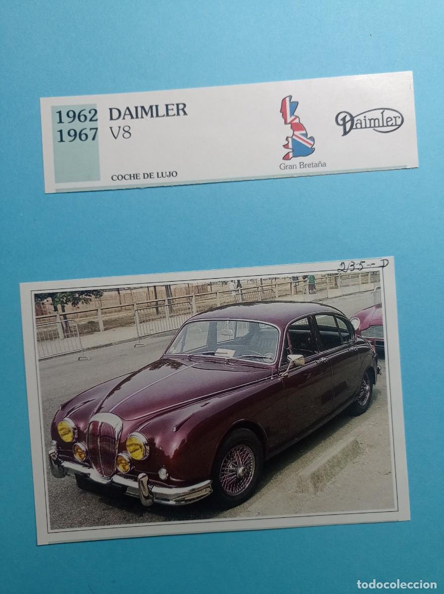 Automobili e Motociclette: FICHA: DAIMLER V8 LUJO 1962. AUTOS DE COLECCI&Oacute;N. PLANETA AGOSTINI, 1992. RECORTADA VER