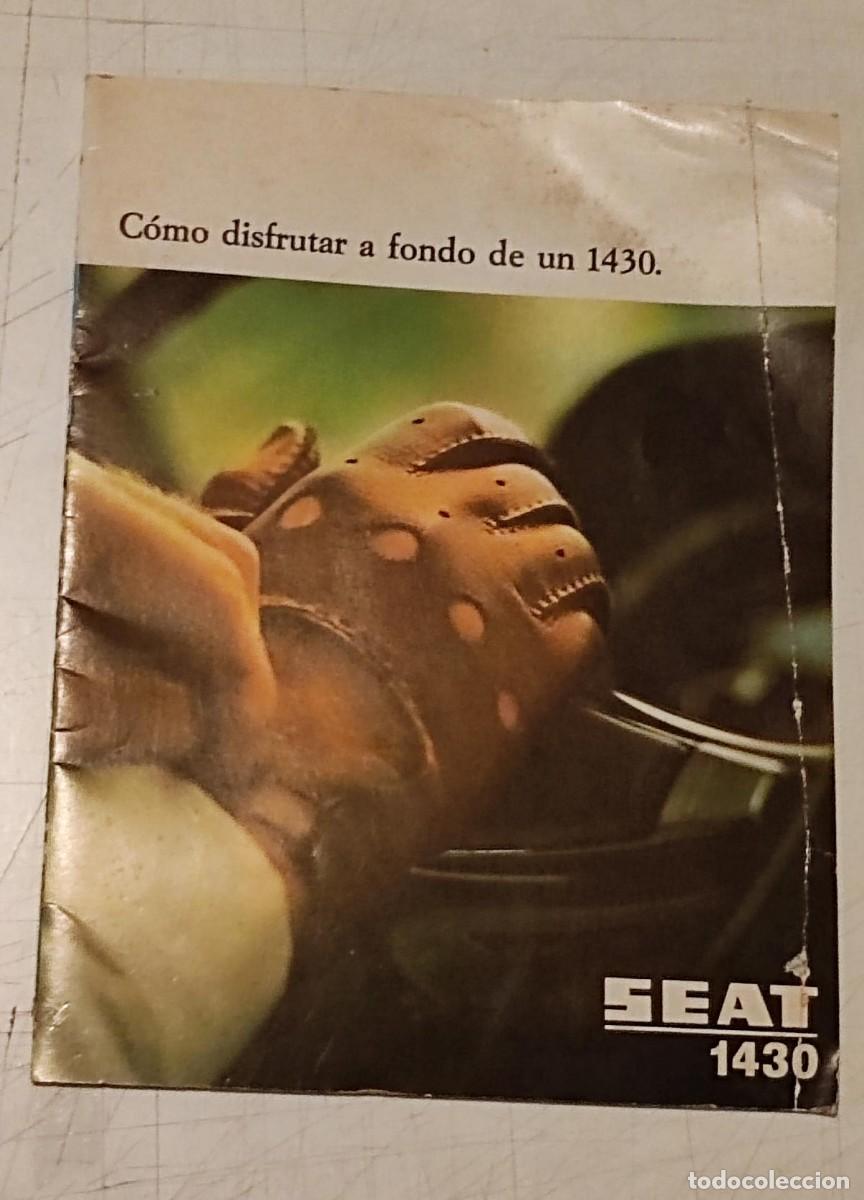 Coches y motocicletas: Catalogo de publicidad coche Seat 1430