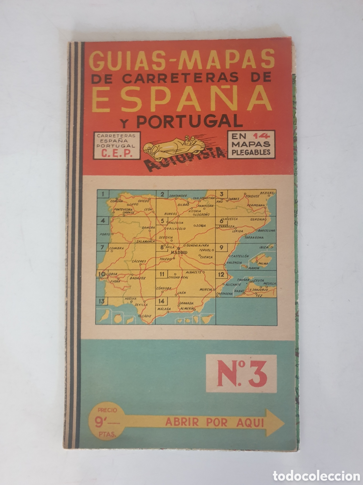 Automobili e Motociclette: GU&Iacute;AS - MAPAS DE CARRETERAS DE ESPA&Ntilde;A Y PORTUGAL. N&deg;3. CASA DEL LIBRO