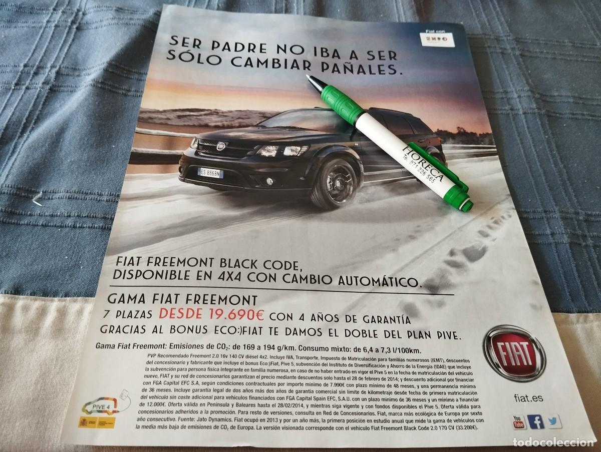 Coches y Motocicletas: FIAT FREEMONT BLACK CODE 4X4 ANUNCIO PUBLICIDAD REVISTA 2014