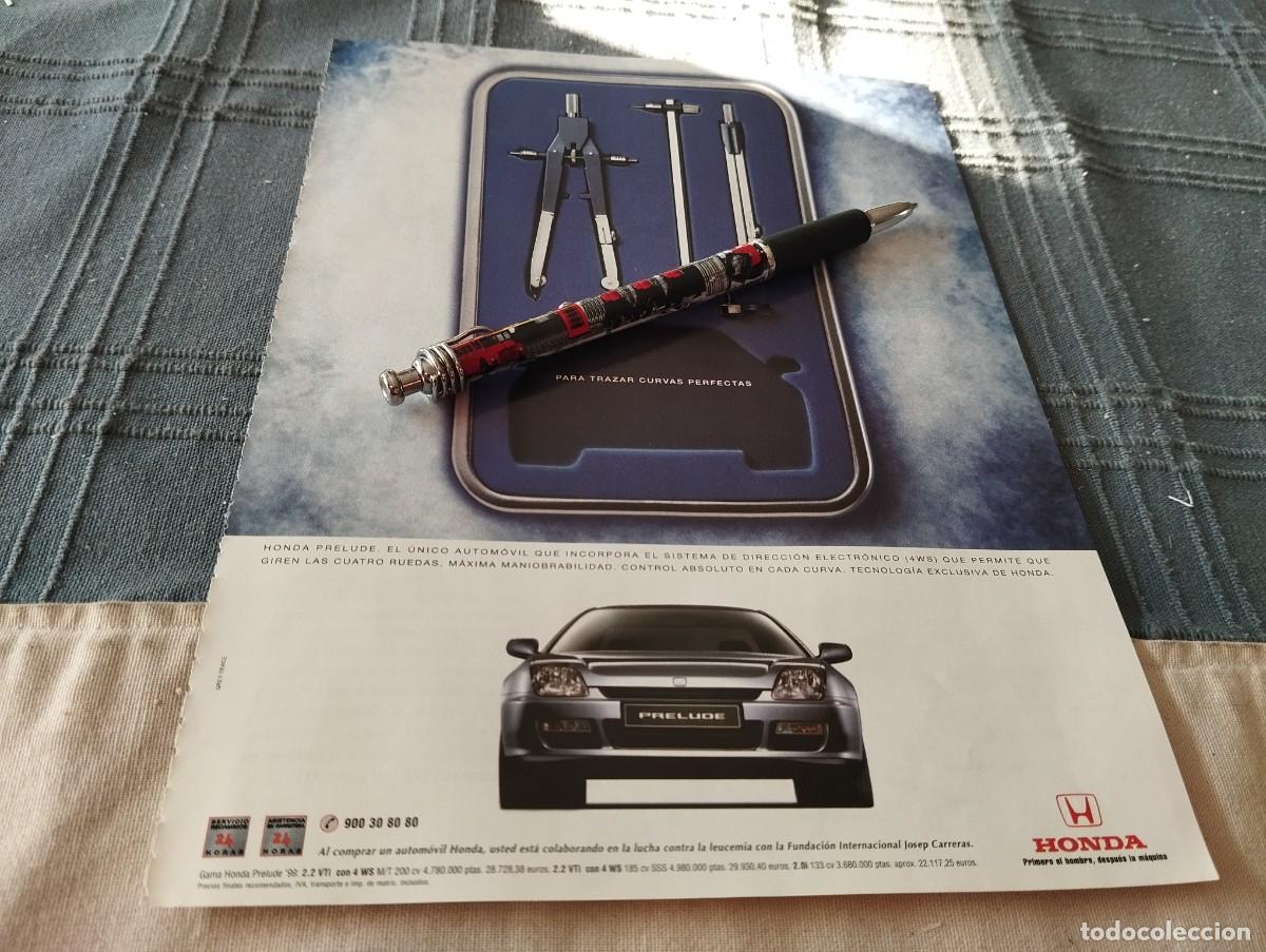 Coches y Motocicletas: COCHE HONDA PRELUDE ANUNCIO PUBLICIDAD REVISTA 1999