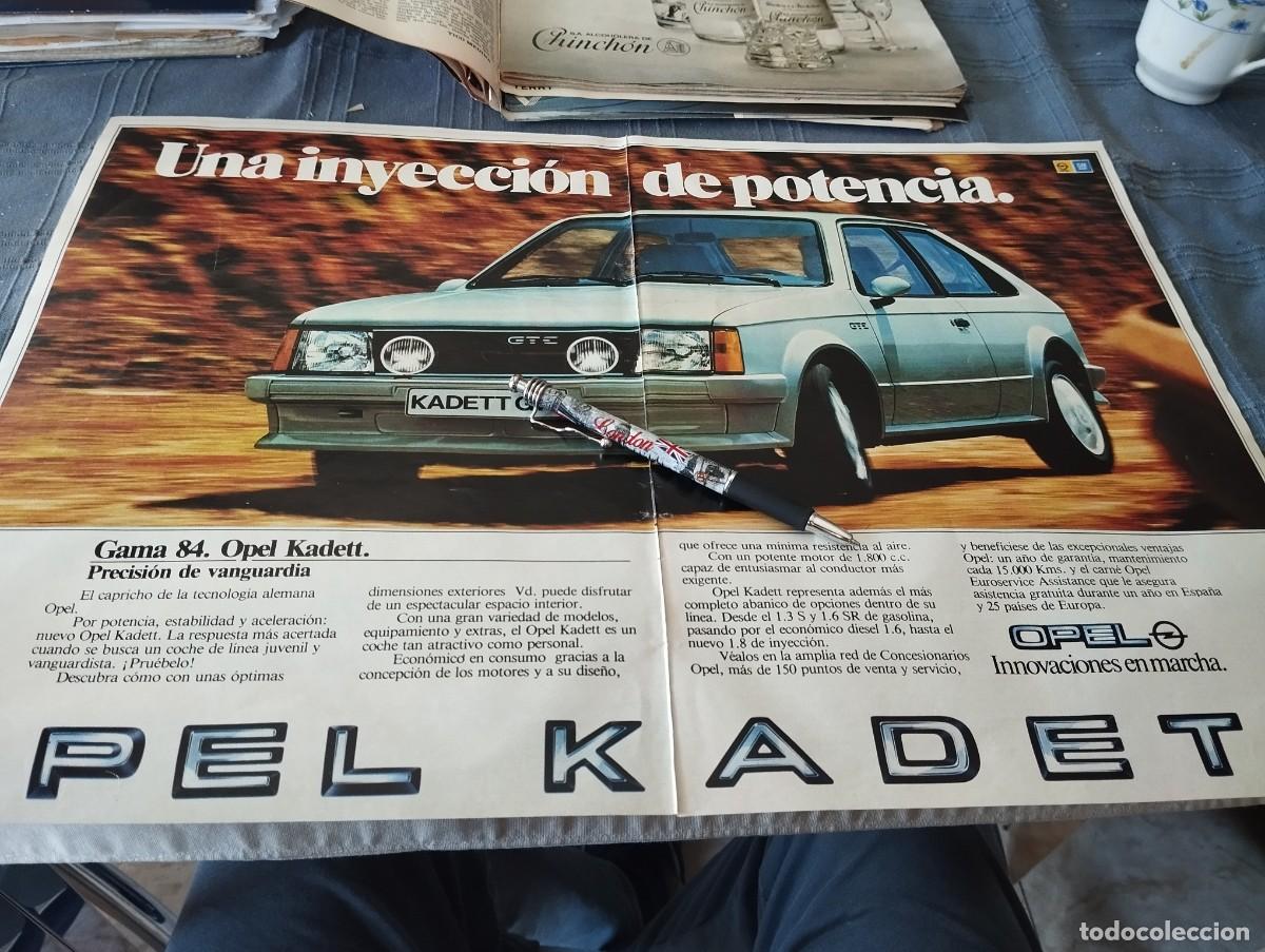 Coches y motocicletas: OPEL KADETT GTE GRAN ANUNCIO PUBLICIDAD REVERSO JOAN COLLINS 1983