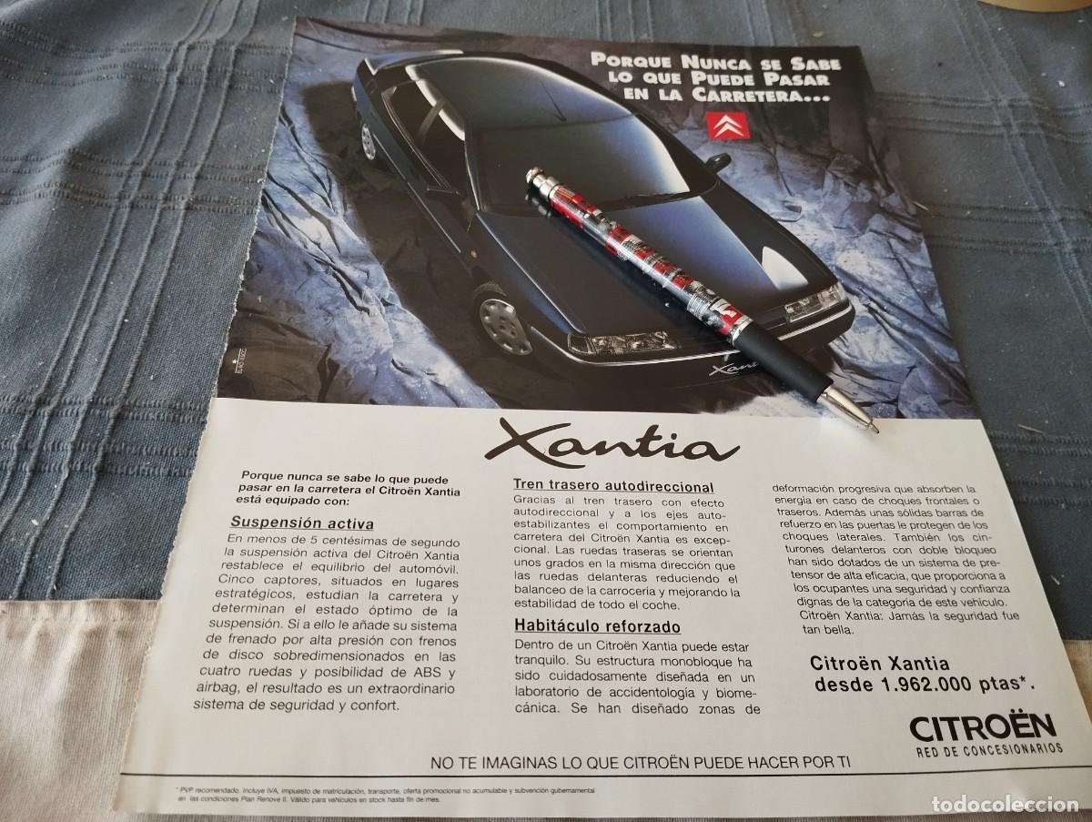 Coches y Motocicletas: CITROEN XANTIA ANUNCIO PUBLICIDAD REVISTA 1995