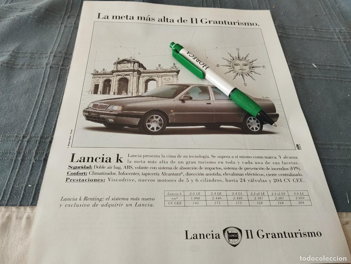 Coches y Motocicletas: COCHE LANCIA K ANUNCIO PUBLICIDAD REVISTA 1995