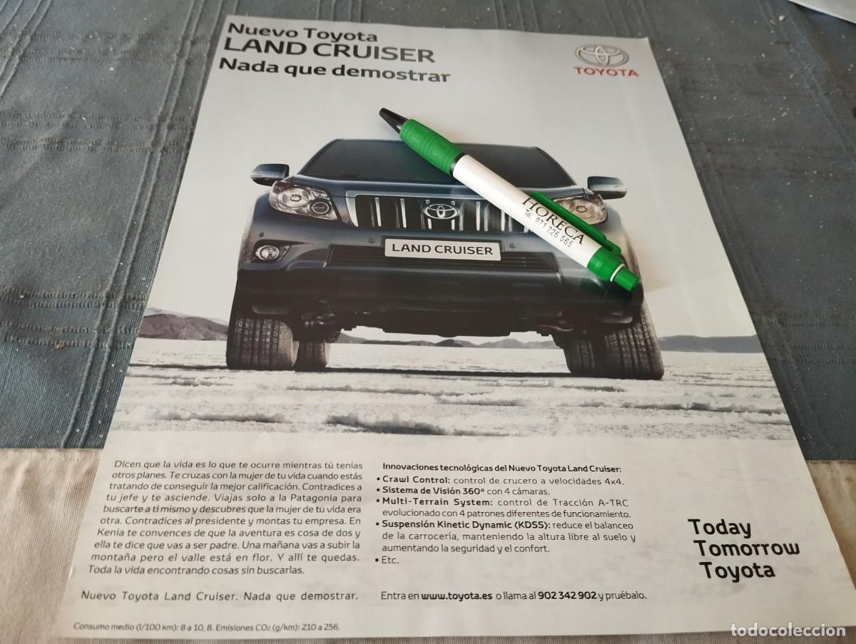 Coches y Motocicletas: TOYOTA LAND CRUISER ANUNCIO PUBLICIDAD REVISTA 2009